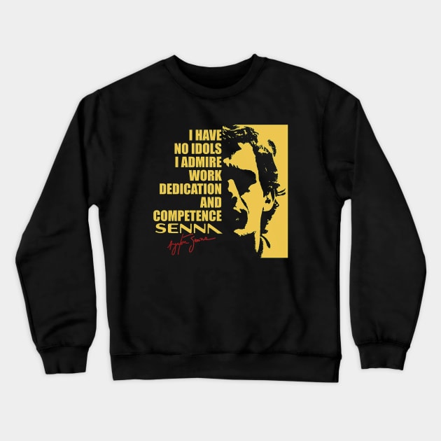 legend ayrton senna Crewneck Sweatshirt by the art origami